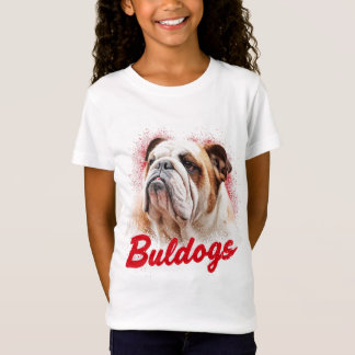 Bulldogs Mascot - Agressieve en krachtige sport D T-shirt