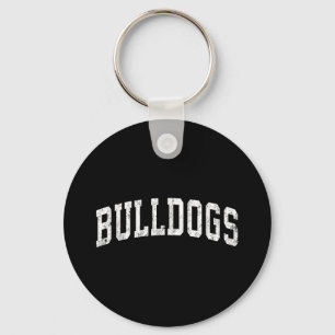 Bulldogs Mascot Athletic Sports Name Desig Sleutelhanger