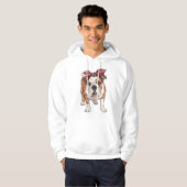 Bulldogs Mascot – Fierce en Fearless Logo voor Ath Hoodie (Voorkant volledig)