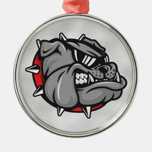 Bulldogs Mascot Ornament (Voorkant)