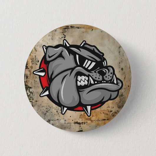 Bulldogs Mascotte Button (Voorkant)