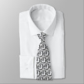 Bulldogs Mascotte Necktie Stropdas (Gebonden)