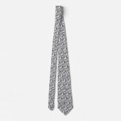 Bulldogs Mascotte Necktie Stropdas (Achterkant)
