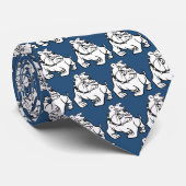 Bulldogs Mascotte Necktie Stropdas (Opgerold)