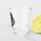 Bulldogs Mascotte Shot Glas (Rechts)
