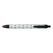 Bulldogs Pattern Monogram Zwarte Inkt Pen (Achterkant)