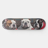 Bulldogs playing poker persoonlijk skateboard (Horizontaal)