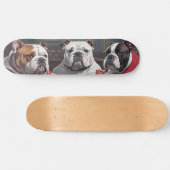 Bulldogs playing poker persoonlijk skateboard (Horizontaal)