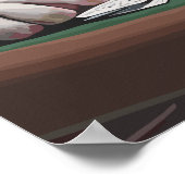 Bulldogs playing poker poster (Hoek)