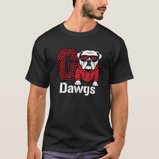 Bulldogs Pride Animal & Game Day T-shirt (Voorkant)