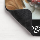 Bulldogs Rule English Bulldog Portrait Mousepad Muismat (Hoek)