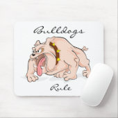 Bulldogs Rule Mousepad Muismat (Met muis)