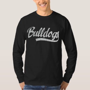 Bulldogs School Sports Fan Team Spirit Mascot T-shirt