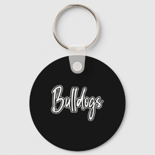 Bulldogs Team Pride School Spirit Terug naar Sleutelhanger