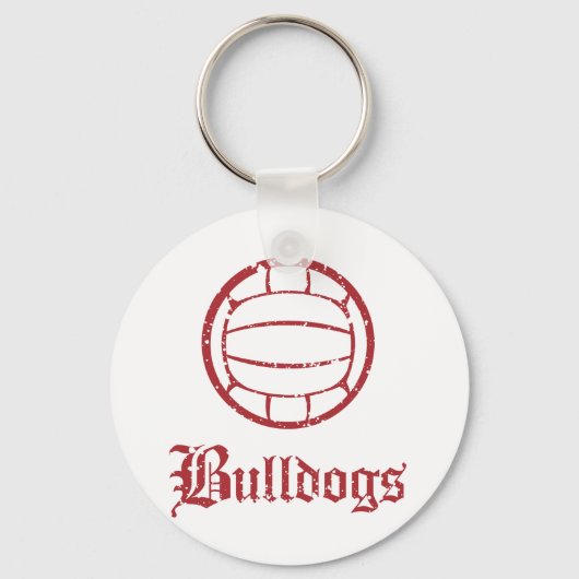Bulldogs Volleyball Sleutelhanger (Voorkant)