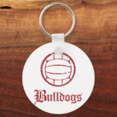 Bulldogs Volleyball Sleutelhanger (Voorkant)