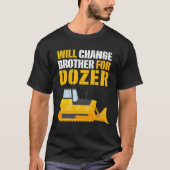 bulldozer, aardbewoner, tilt dozer, verjaardagscad t-shirt (Voorkant)