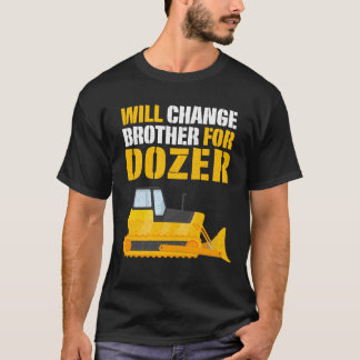 bulldozer, aardbewoner, tilt dozer, verjaardagscad t-shirt
