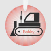 Bulldozer AcrylOrnament Ornament (voorkant)