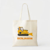 Bulldozer Bouw Kinderen Tote Bag (Voorkant)
