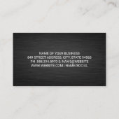 Bulldozer | Bouwvoertuig | Bouwer Visitekaartje (Achterkant)