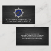 Bulldozer | Bouwvoertuig | Bouwer Visitekaartje (Voorkant / Achterkant)