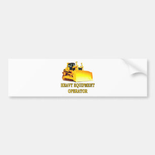 BULLDOZER BUMPERSTICKER