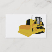 Bulldozer - Business Visitekaartje (Achterkant)