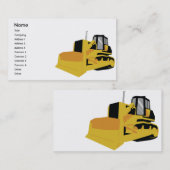 Bulldozer - Business Visitekaartje (Voorkant / Achterkant)
