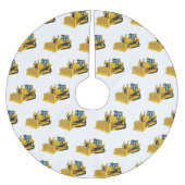 Bulldozer cartoon-illustratie kerstboom rok (Voorkant)