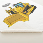 Bulldozer cartoon-illustratie sherpa deken (3/4)