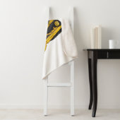 Bulldozer cartoon-illustratie sherpa deken (In situ)