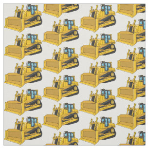 Bulldozer cartoon-illustratie stof