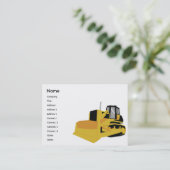 Bulldozer - Chubby Visitekaartje (Staand voorkant)