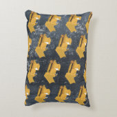 Bulldozer Construction Truck Accent Kussen (Achterkant (Verticaal))