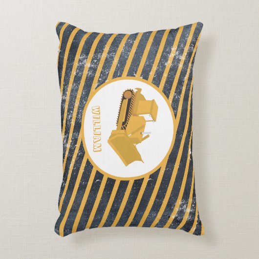 Bulldozer Construction Truck Accent Kussen (Voorkant(Verticaal))