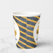 Bulldozer Construction Truck Birthday Boy Papieren Bekers (Rechts)