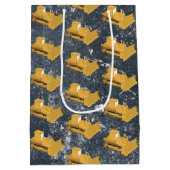 Bulldozer Construction Truck Medium Cadeauzakje (Achterkant)
