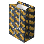 Bulldozer Construction Truck Medium Cadeauzakje (Achterkant Gekanteld)