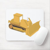 Bulldozer Construction Truck Muismat (Met muis)