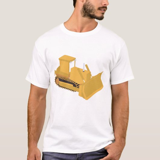 Bulldozer Construction Truck T-shirt (Voorkant)