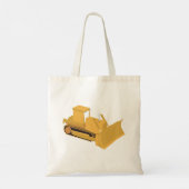 Bulldozer Construction Truck Tote Bag (Achterkant)