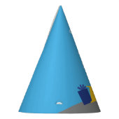 Bulldozer Cute 1st Birthday Party Construction Feesthoedjes (Links)