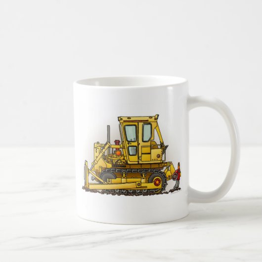 Bulldozer Dozer Coffee Mok (Rechts)