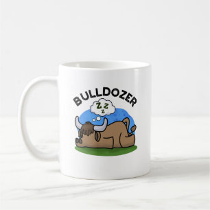 Bulldozer Funny Animal Bull Pun Koffiemok