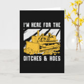 Bulldozer ik ben hier voor de ditches constructie kaart (Gele Bloem)