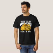 Bulldozer ik ben hier voor de ditches constructie t-shirt (Voorkant volledig)