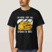 Bulldozer ik ben hier voor de ditches constructie t-shirt (Voorkant)