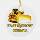 BULLDOZER KERAMISCH ORNAMENT (Voorkant)