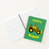 Bulldozer Notitieboek (Binnen)